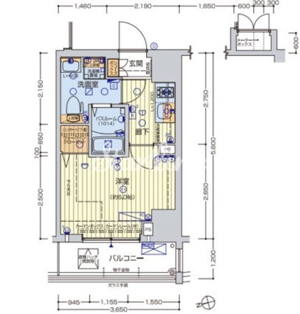 レオンコンフォート池田山の物件間取画像